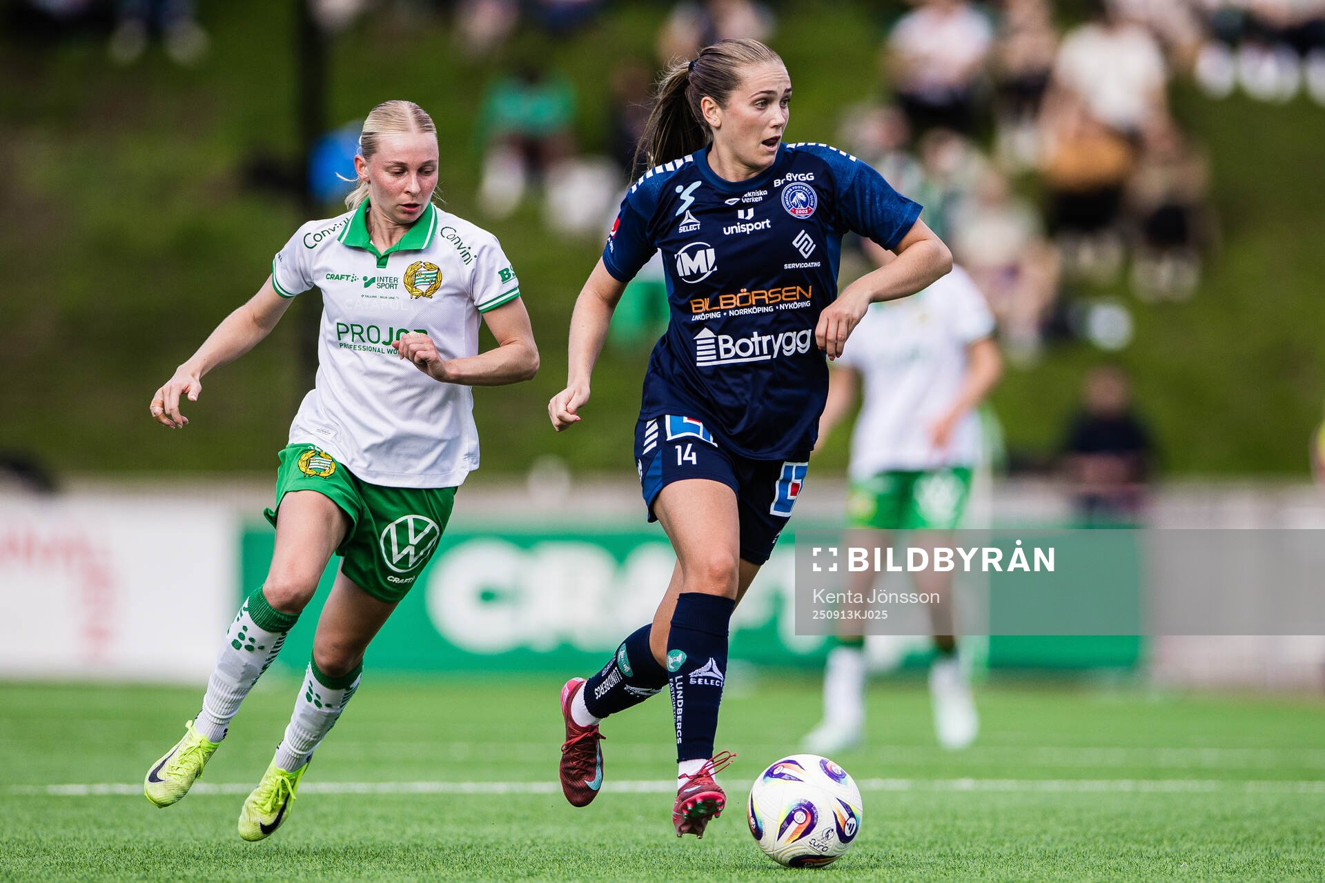 Hammarbys Emilie Joramo och Linköpings Irene Dirdal