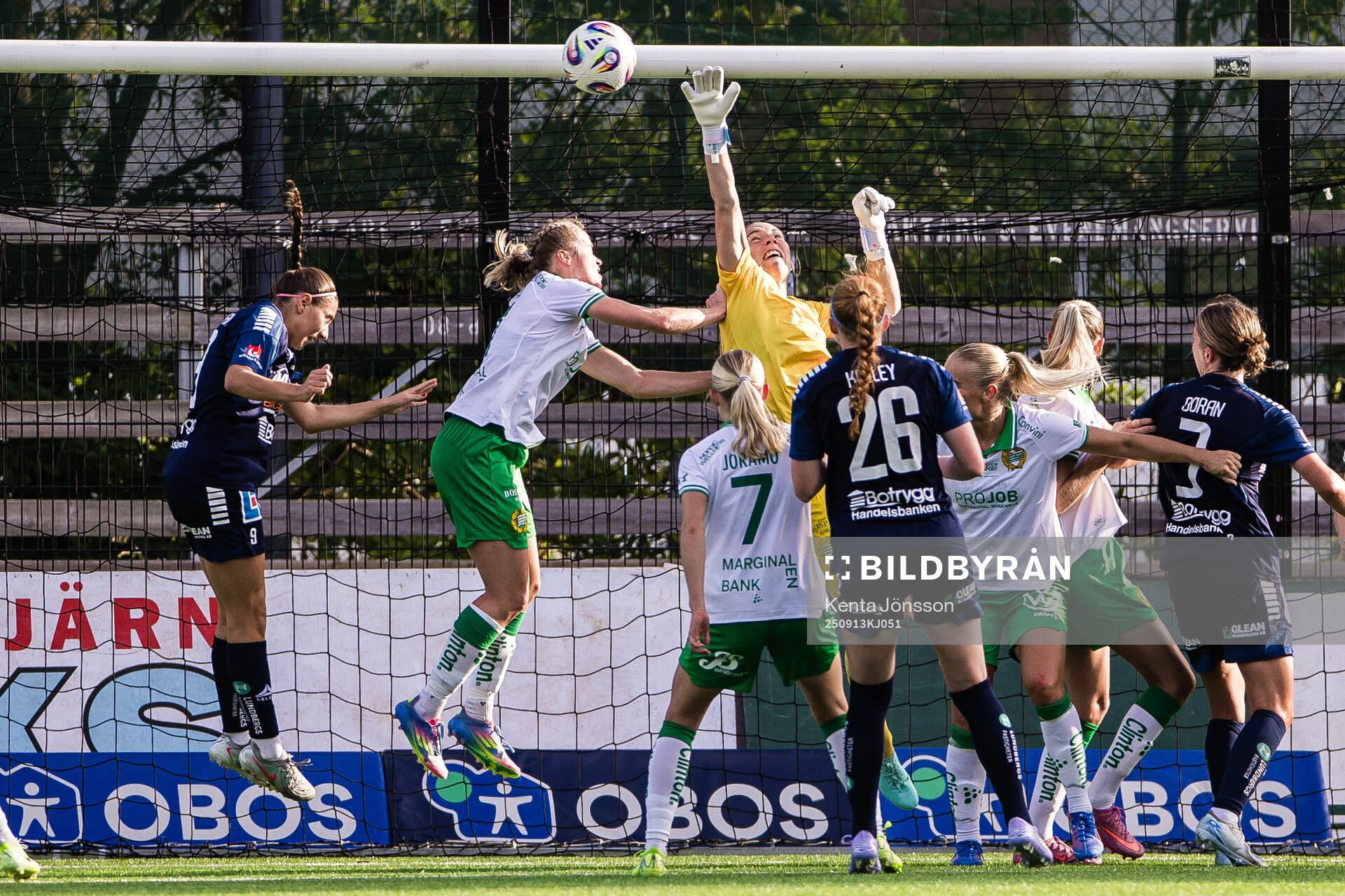 Hammarbys målvakt Melina Loeck