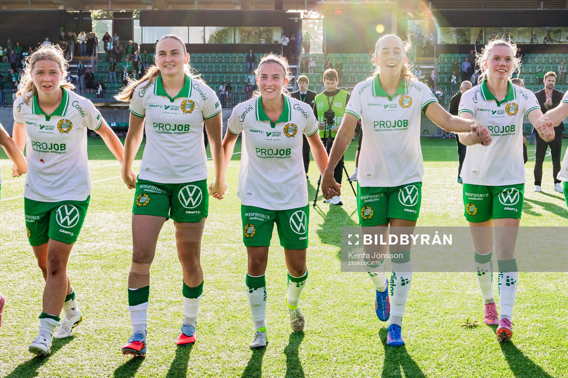 Hammarbys Hannah Sjödahl, Vilde Hasund, Vilma Emilia
