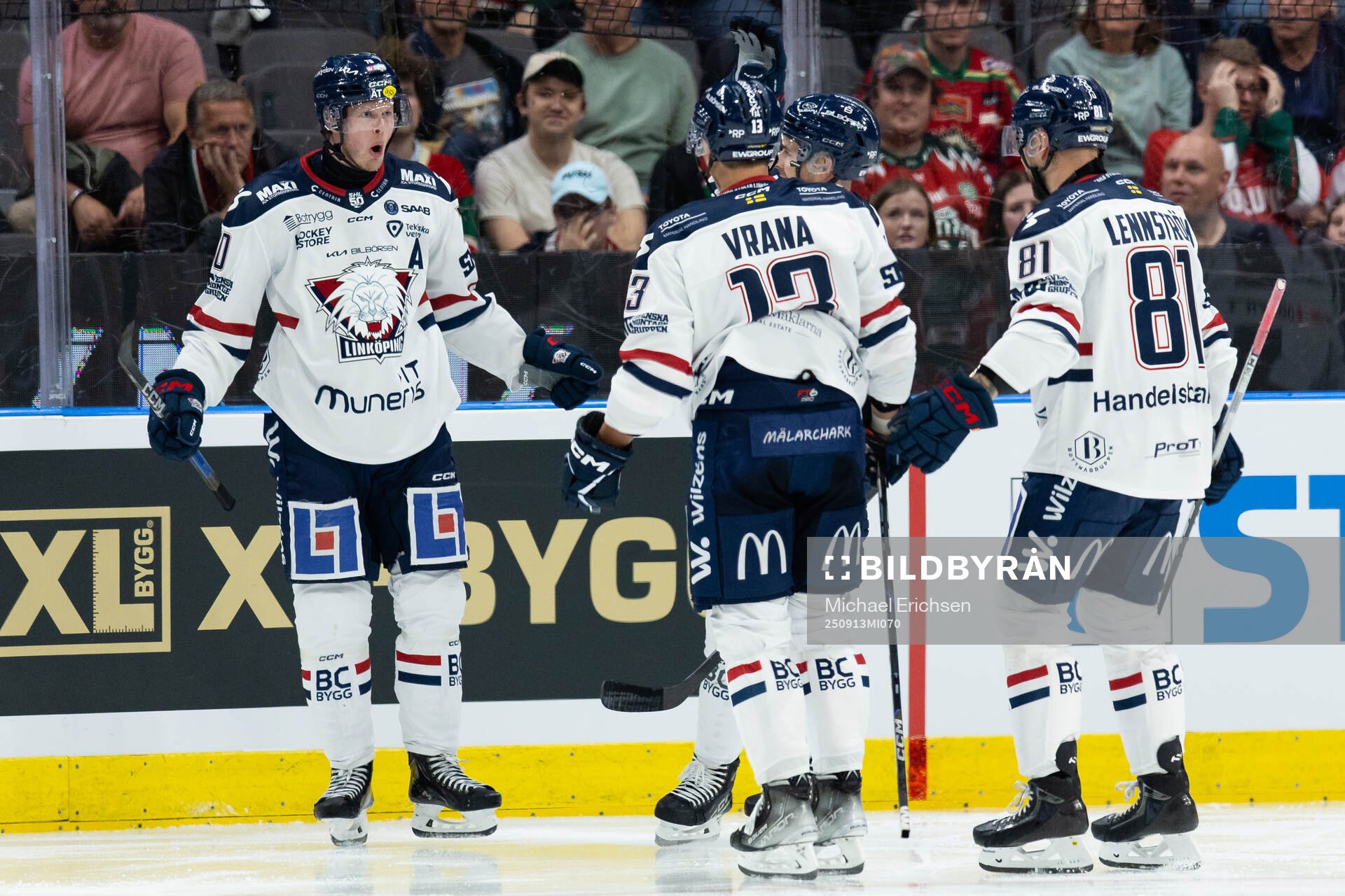 Linköpings Fredrik Karlström jublar
