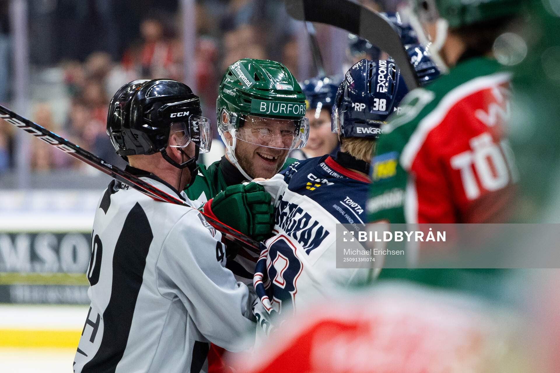 Frölundas Christian Folin och Linköpings Johan Södergran