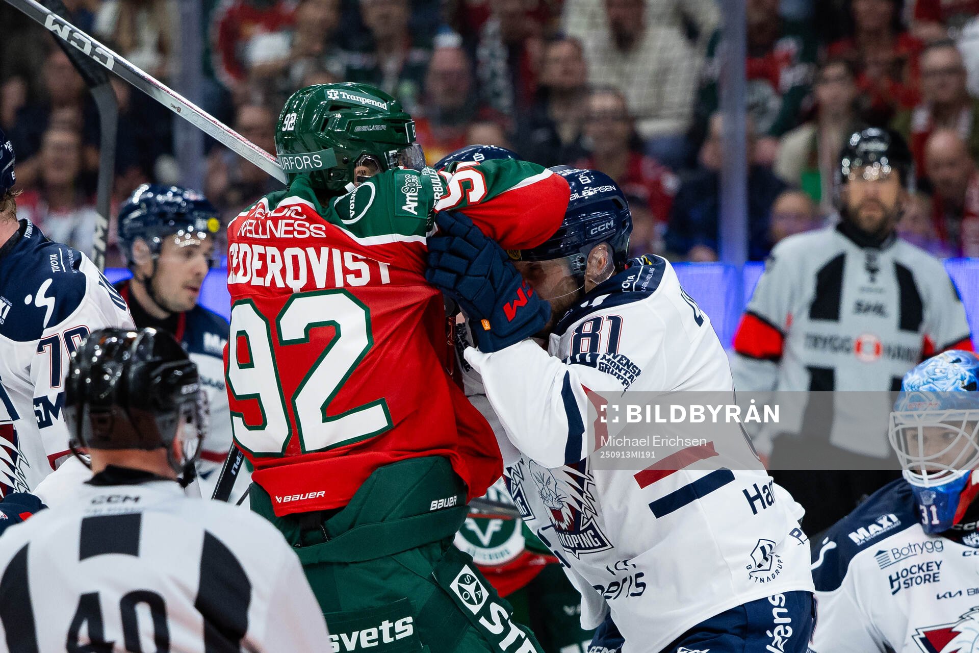 Frölundas Filip Cederqvist och Linköpings Theodor