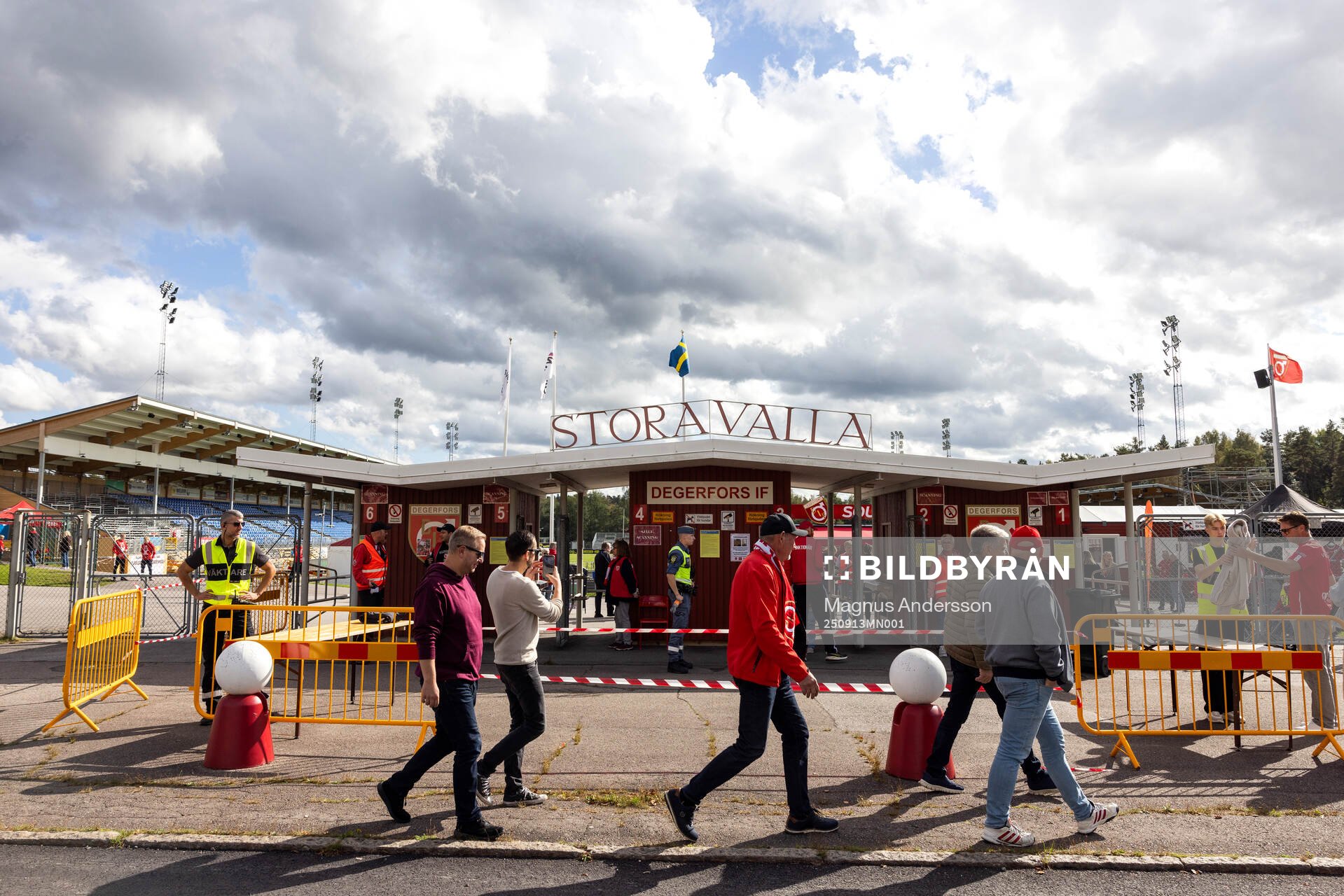 Exteriör vy av Stora Valla