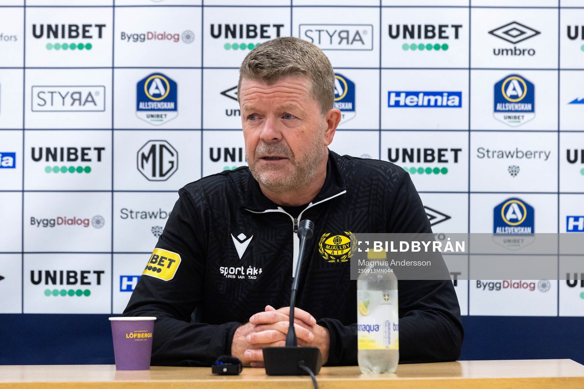Mjällbys tränare Anders Torstensson