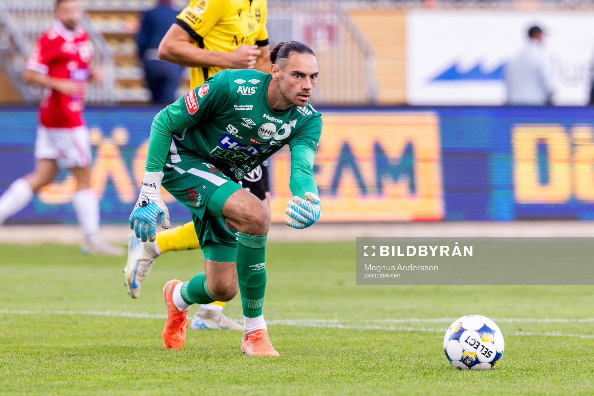 Degerfors målvakt Matvei Igonen