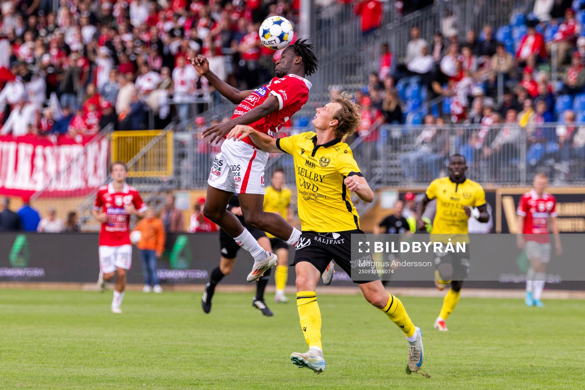 Degerfors Philippe Ndinga Ossiabadjouo och Mjällbys