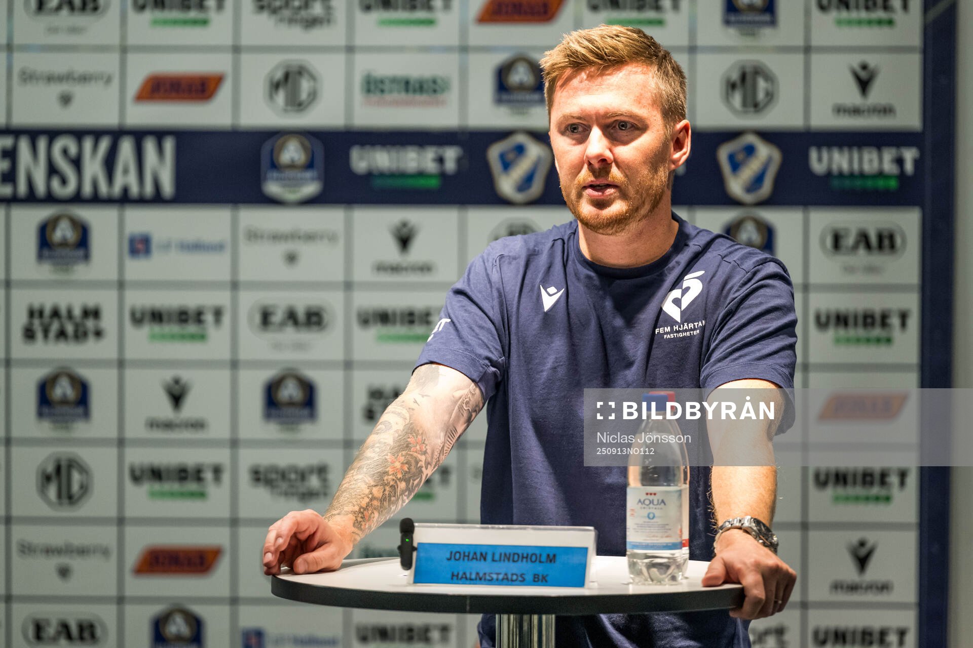 Halmstads tränare Johan Lindholm