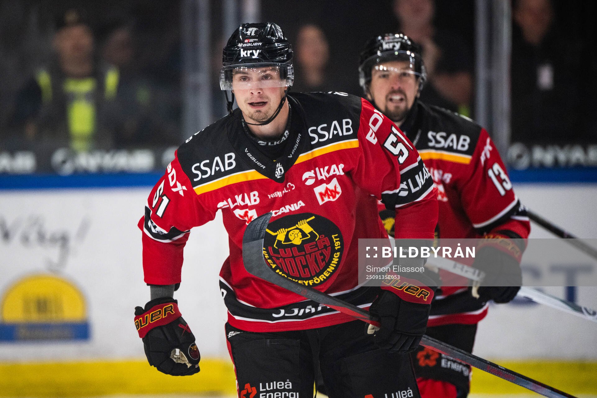 Luleås Markus Nurmi jublar