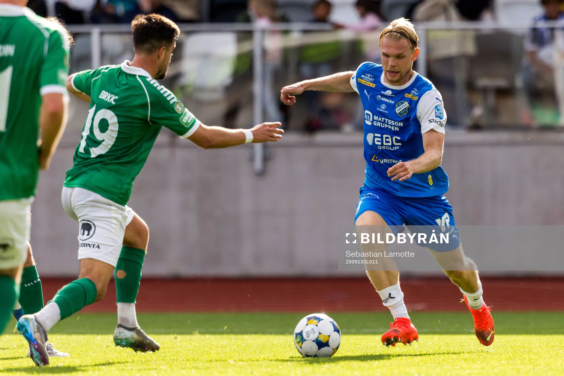 Brages Haris Brkic och Oddevolds Linus Tornblad