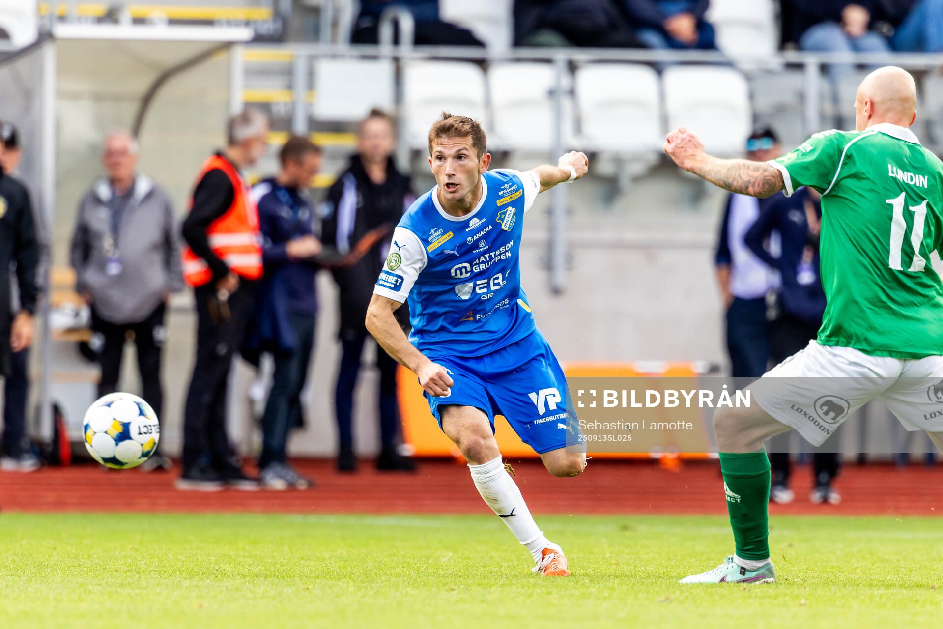 Oddevolds Liridon Kalludra och Brages Anton Lundin