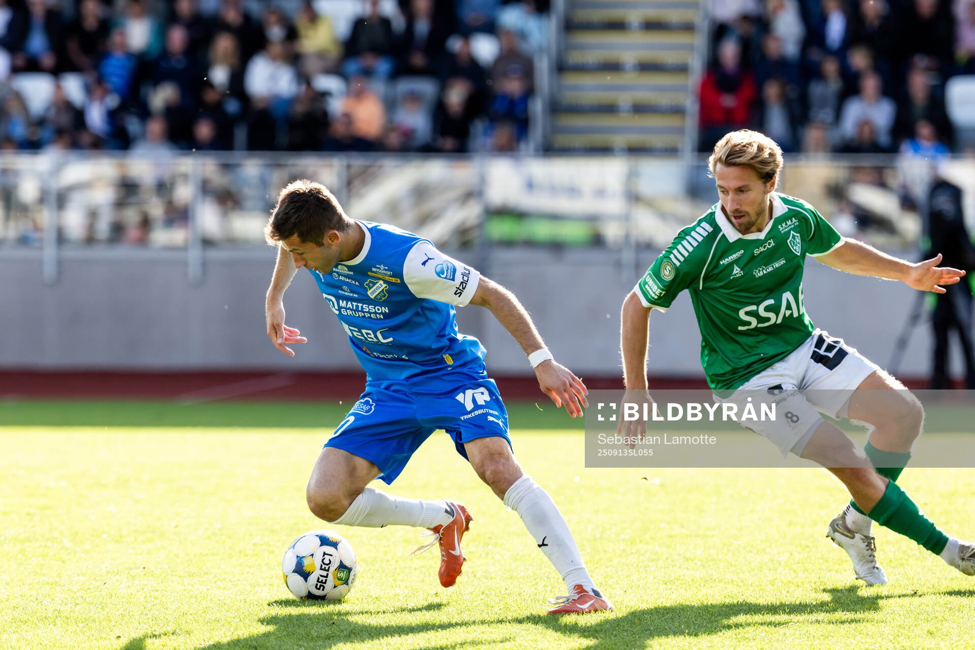Oddevolds Liridon Kalludra och Brages Jacob Stensson