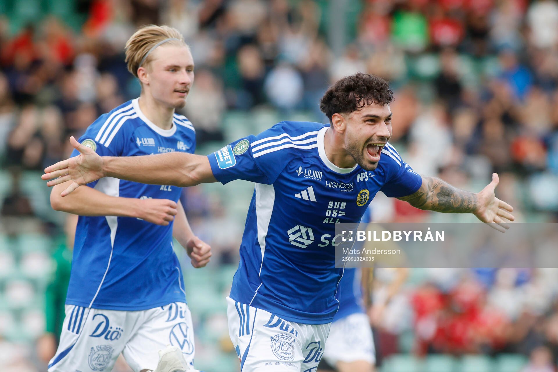 GIF Sundsvalls Carlos Martinez Ruiz jublar