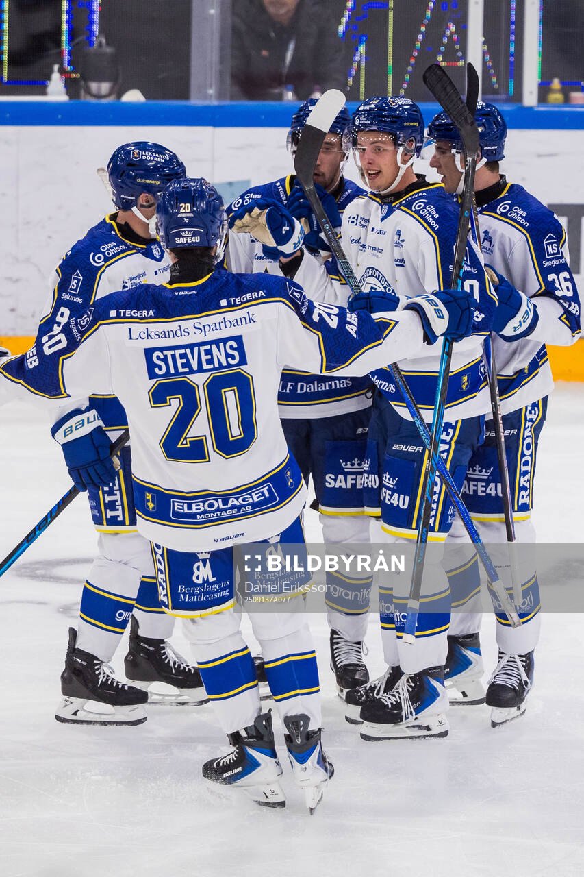Leksands Anton Johansson jublar