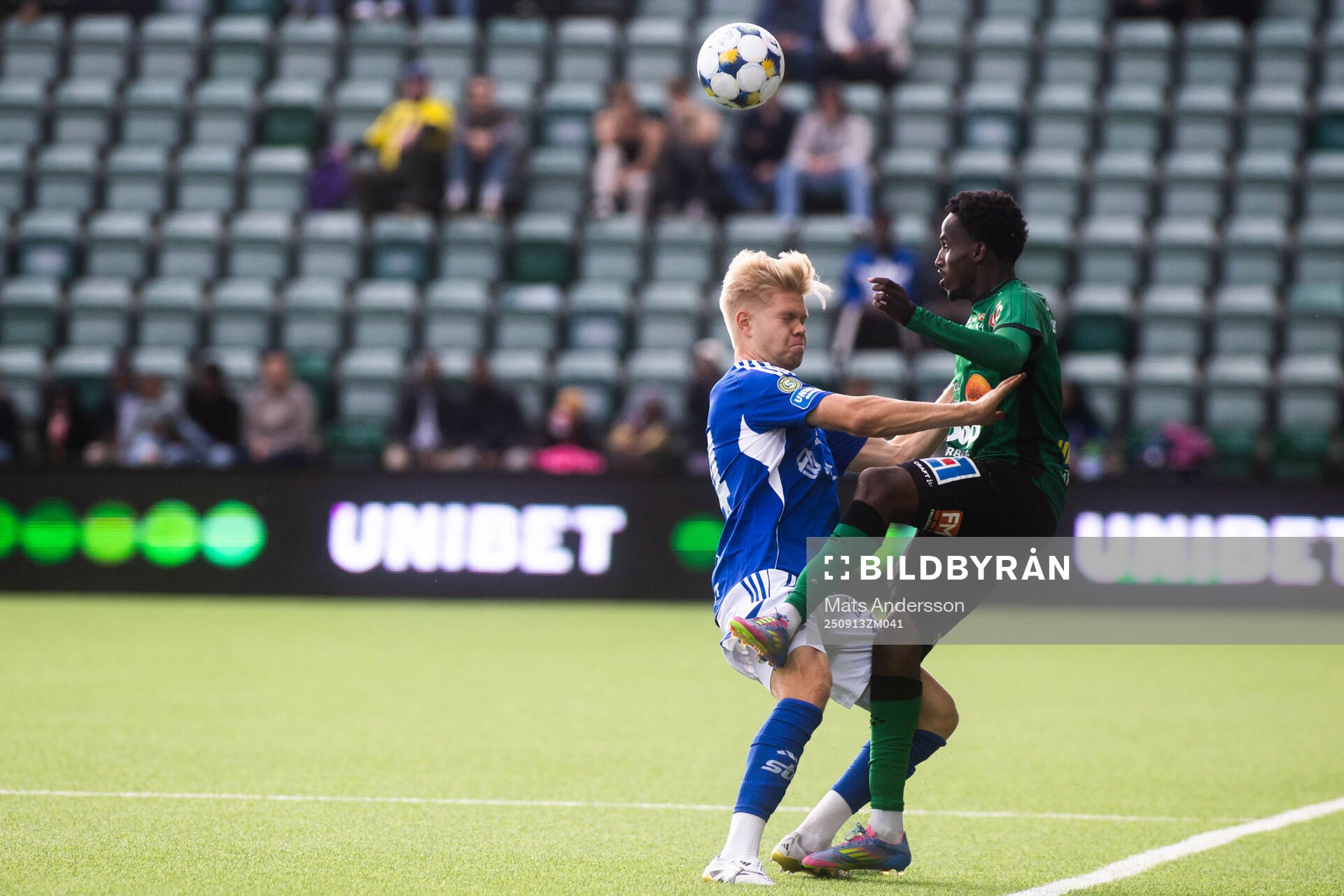 GIF Sundsvalls Nikolas Talo och Varbergs Nuurdin Ali Mohudin