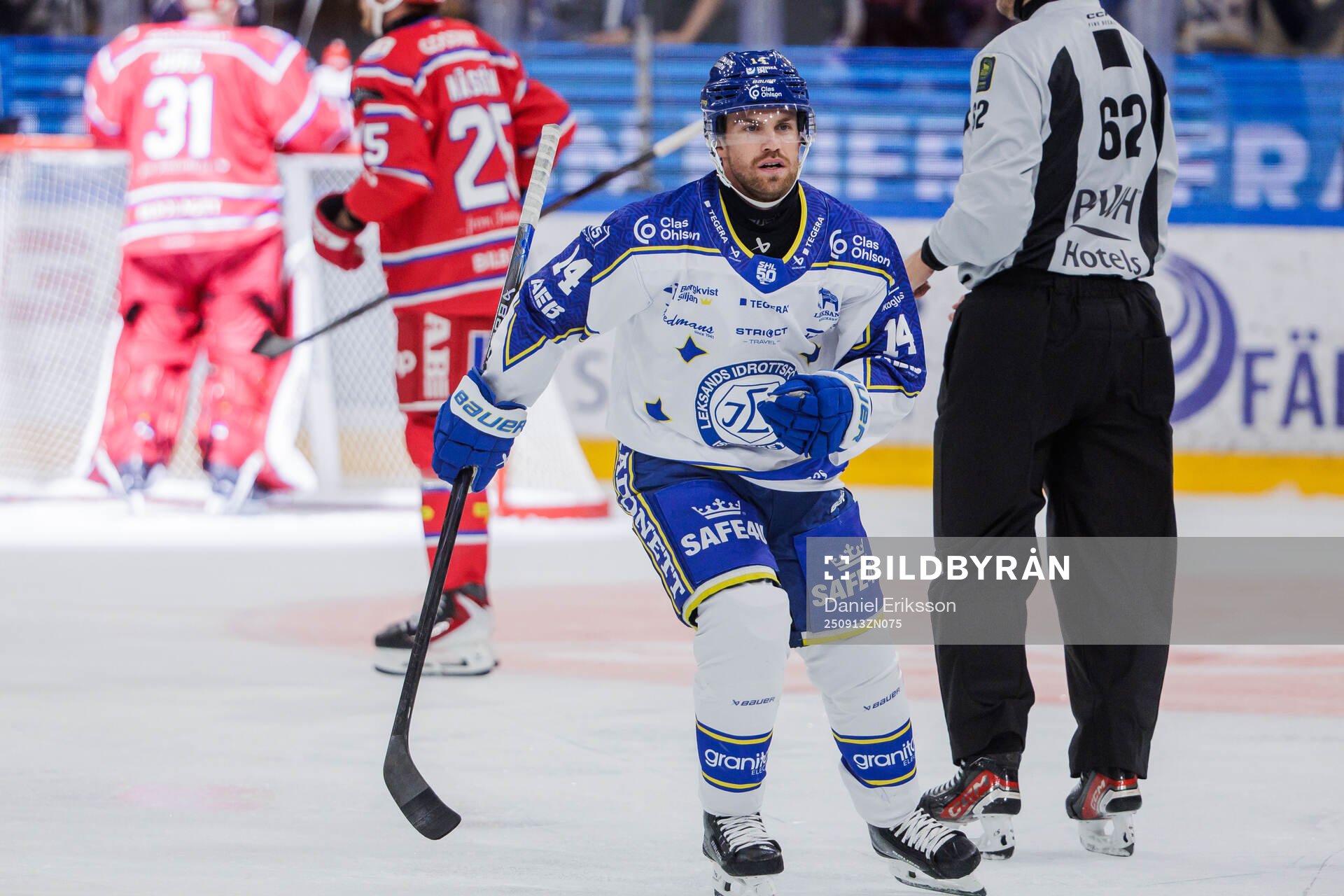 Leksands Oskar Lang jublar