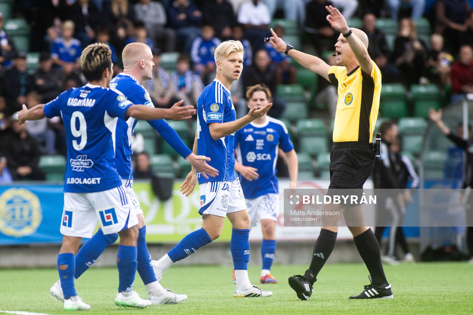 GIF Sundsvalls Taiki Kagayama, Lucas Forsberg och Nikolas