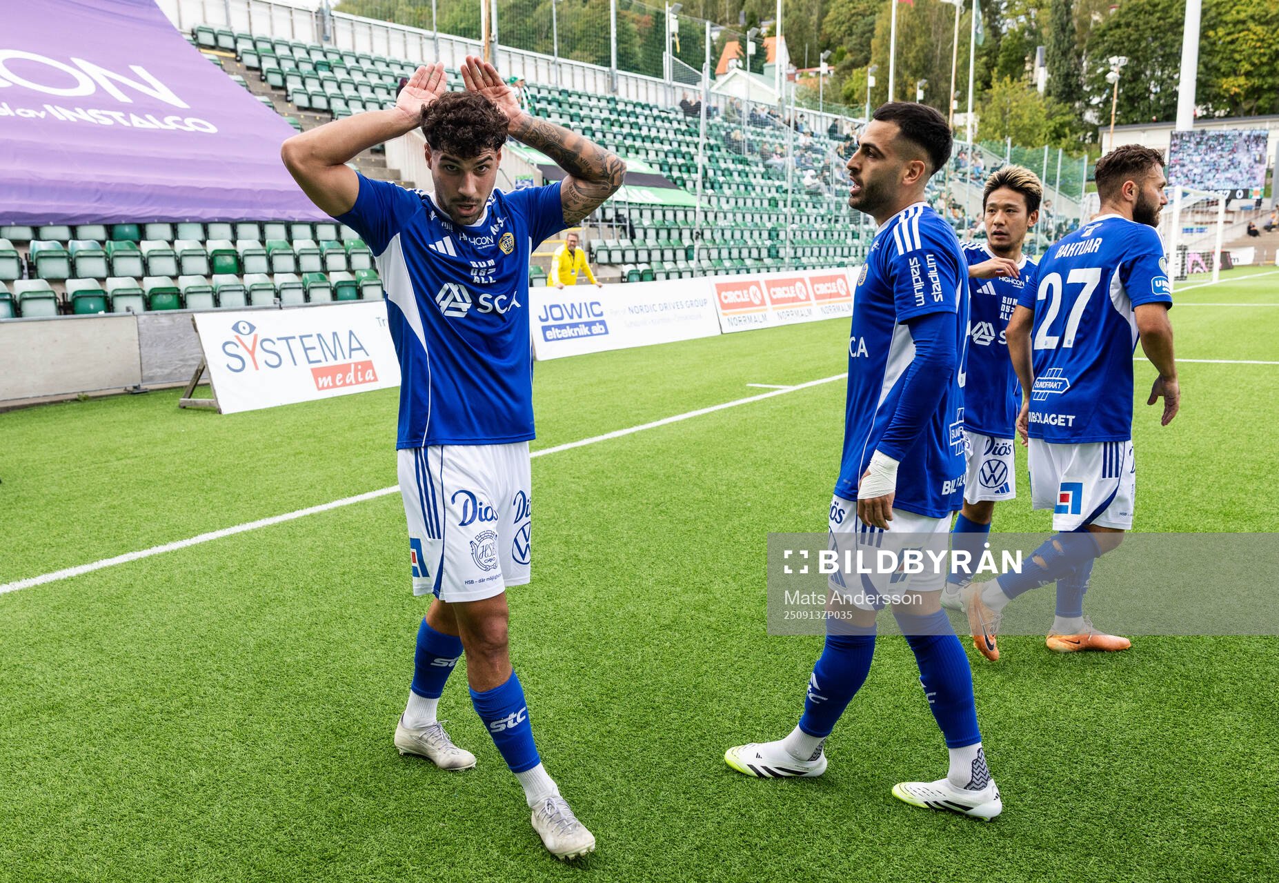 GIF Sundsvalls Carlos Martinez Ruiz jublar
