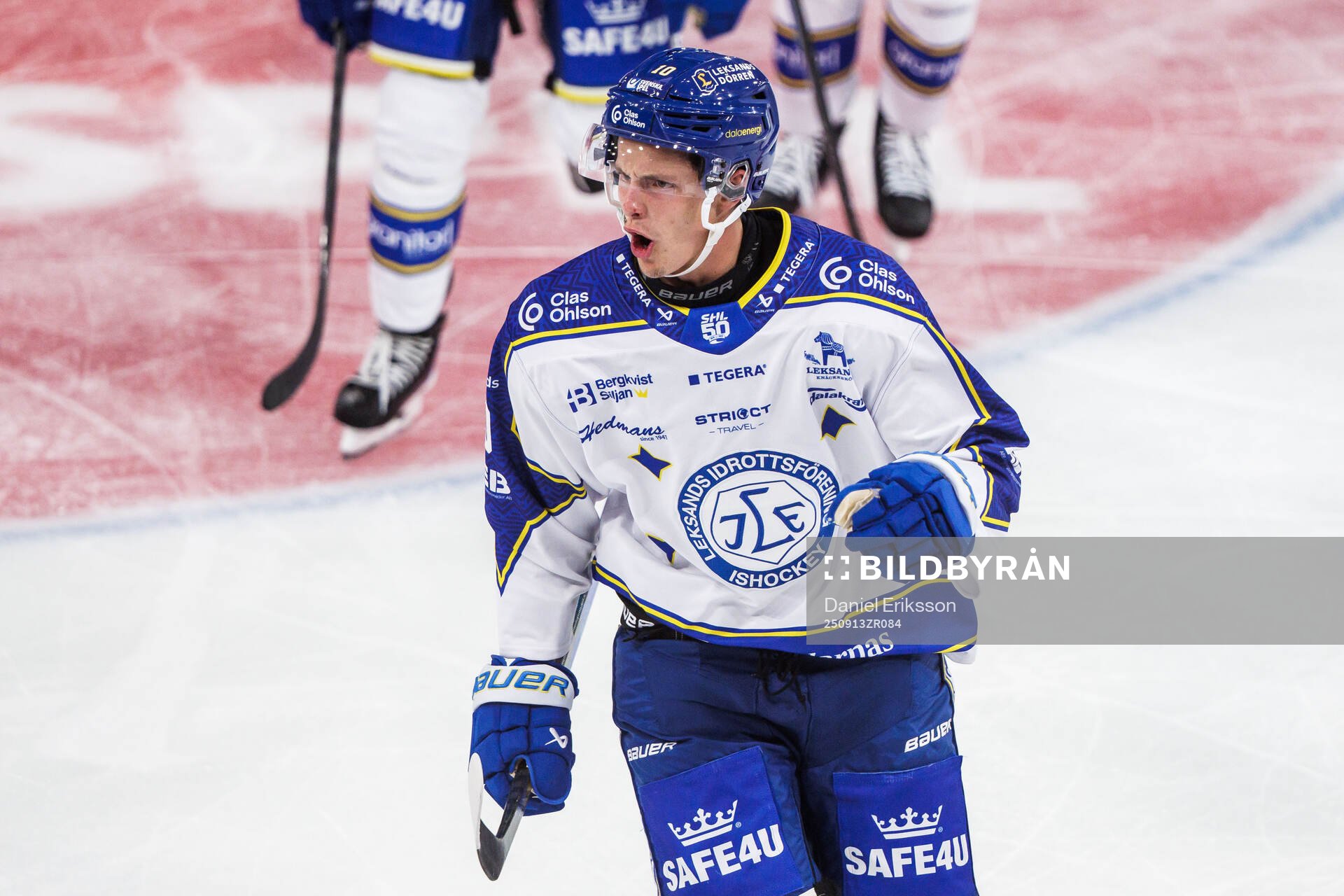 Leksands Anton Johansson jublar