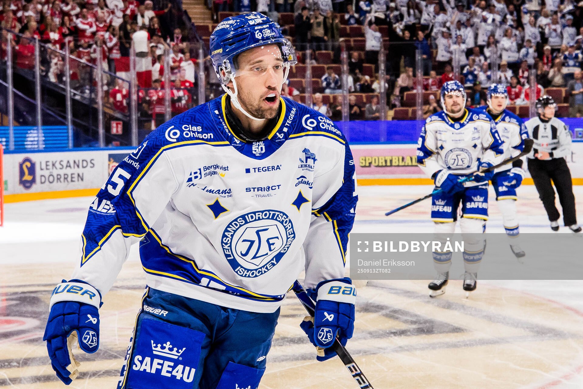 Leksands Max Veronneau jublar