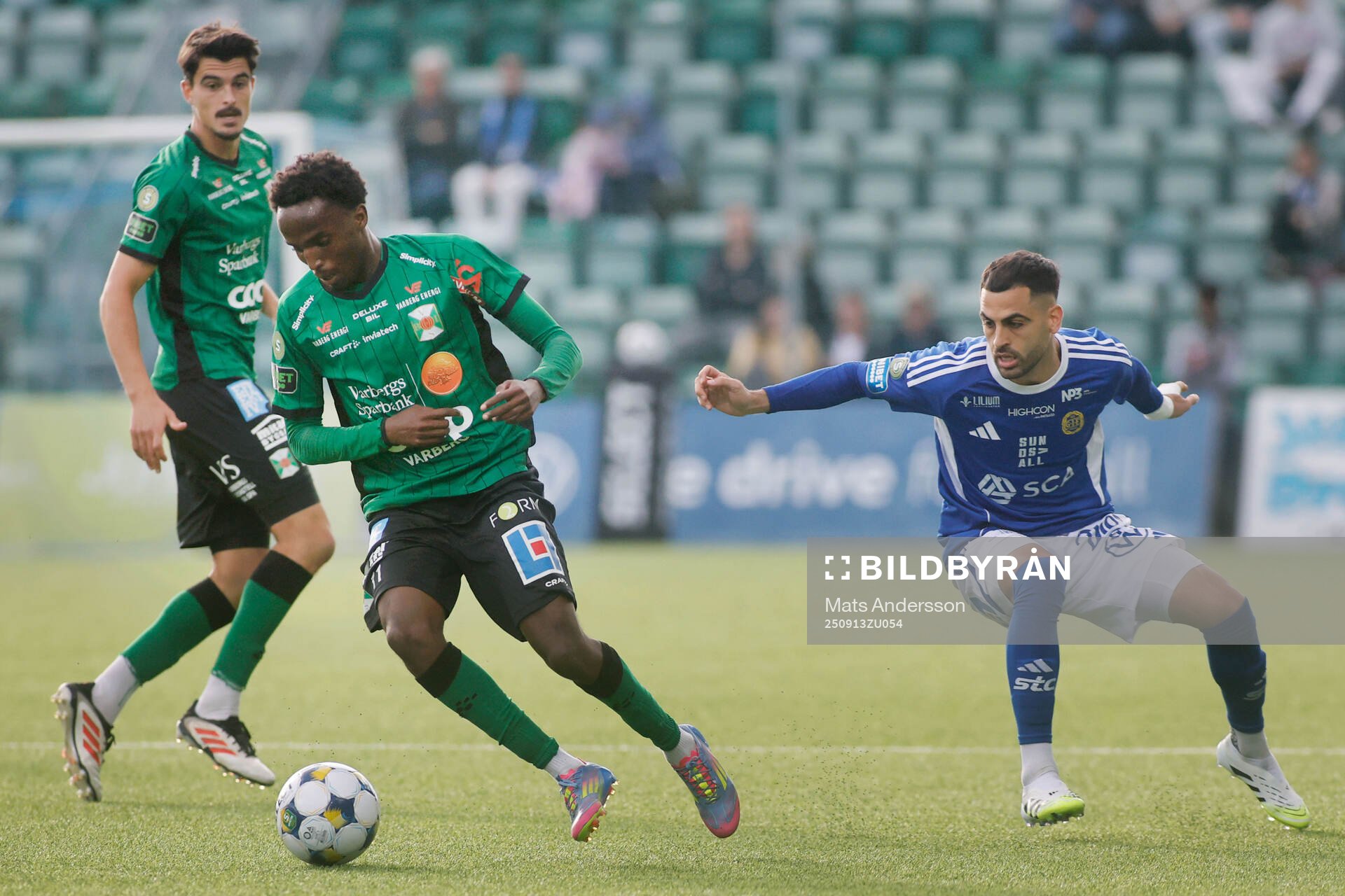 Varbergs Nuurdin Ali Mohudin och GIF Sundsvalls Marc Manchon