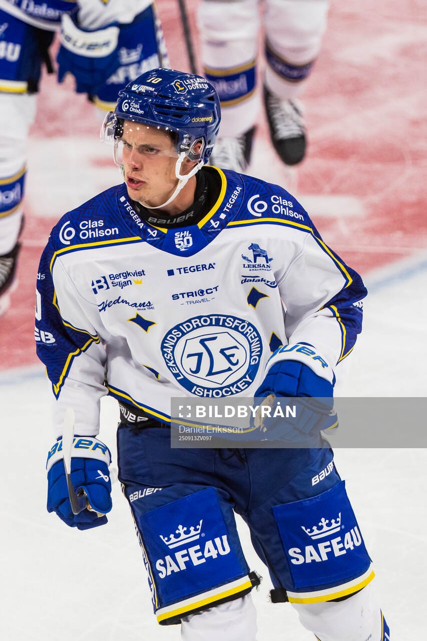 Leksands Anton Johansson jublar
