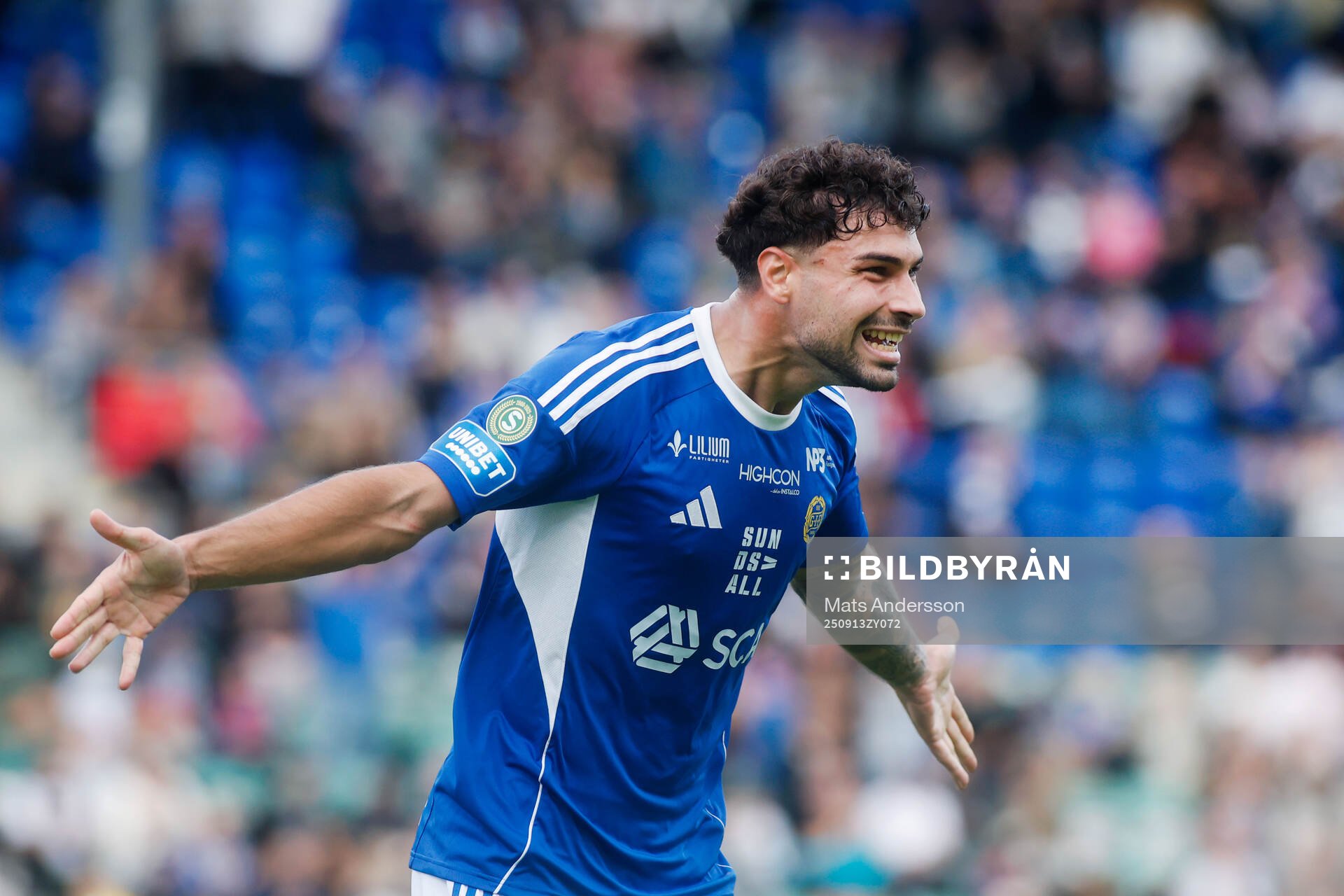 GIF Sundsvalls Carlos Martinez Ruiz jublar