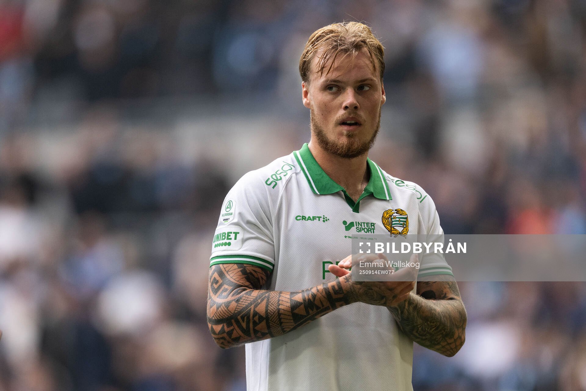 Hammarbys Victor Eriksson deppar