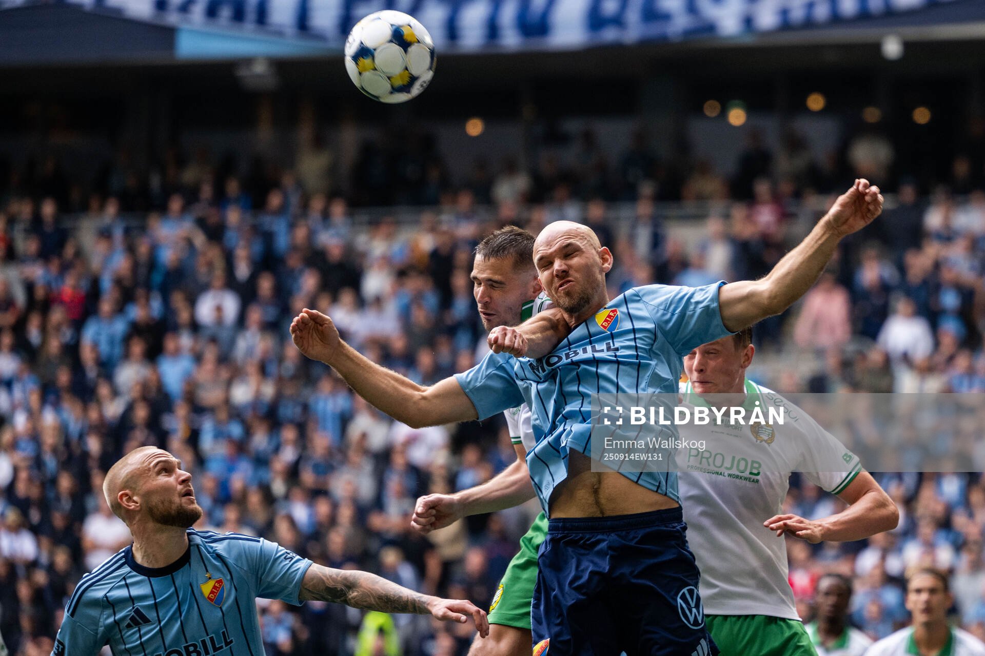 Hammarbys Oscar Johansson Schellhas mot Djurgårdens Adam