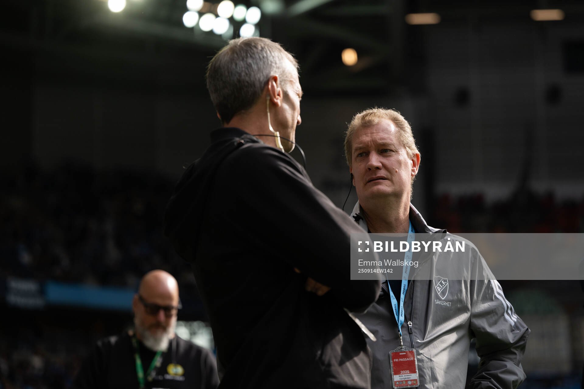 Hammarbys säkerhetsansvarig Göran Rickmer och
