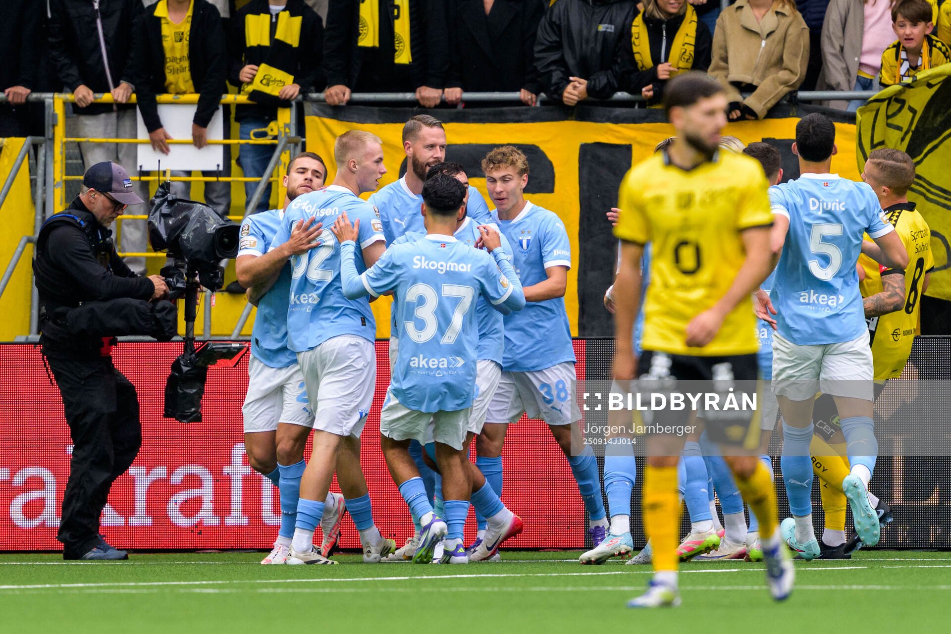Malmö FFs Daniel Gudjohnsen jublar