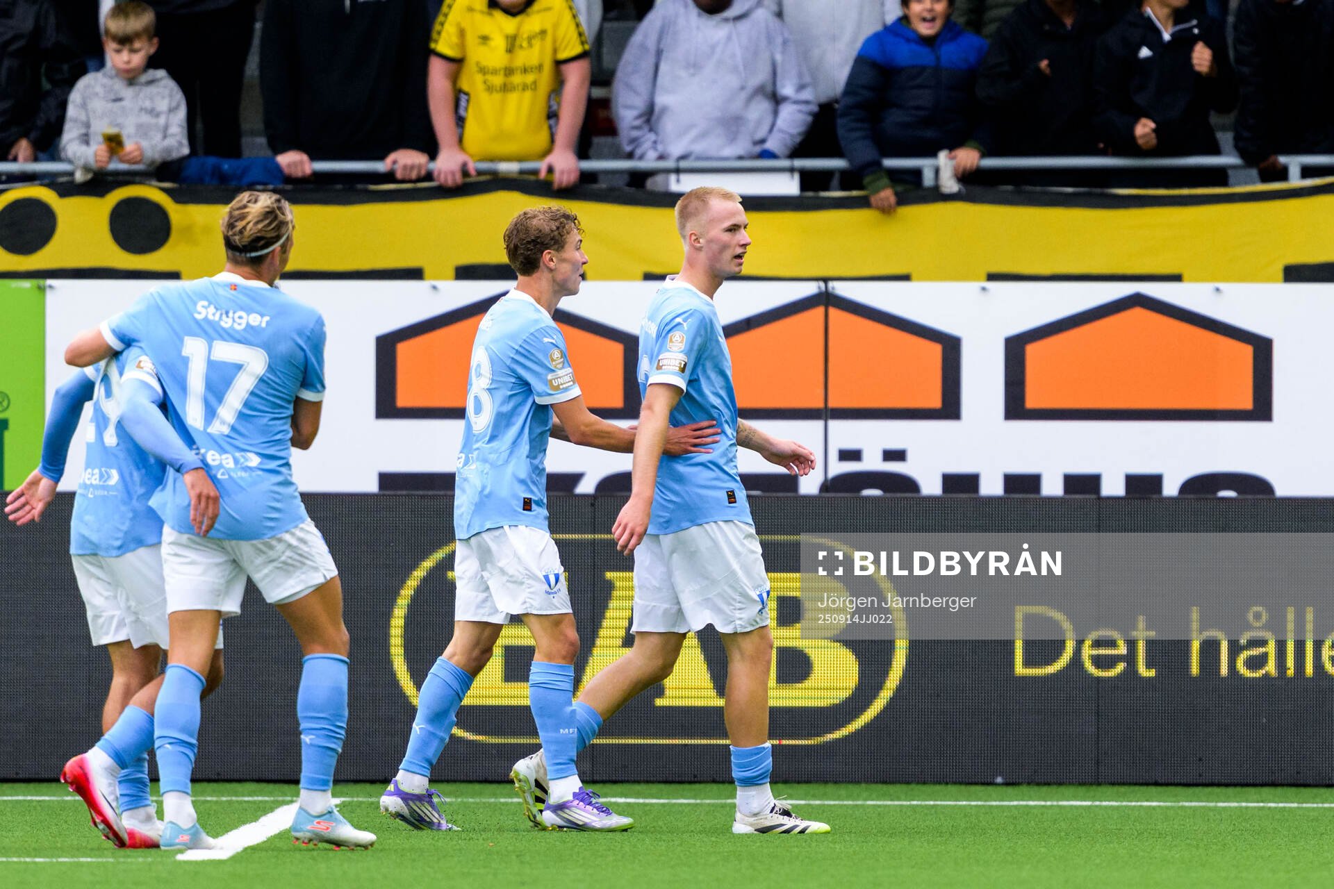 Malmö FFs Daniel Gudjohnsen jublar