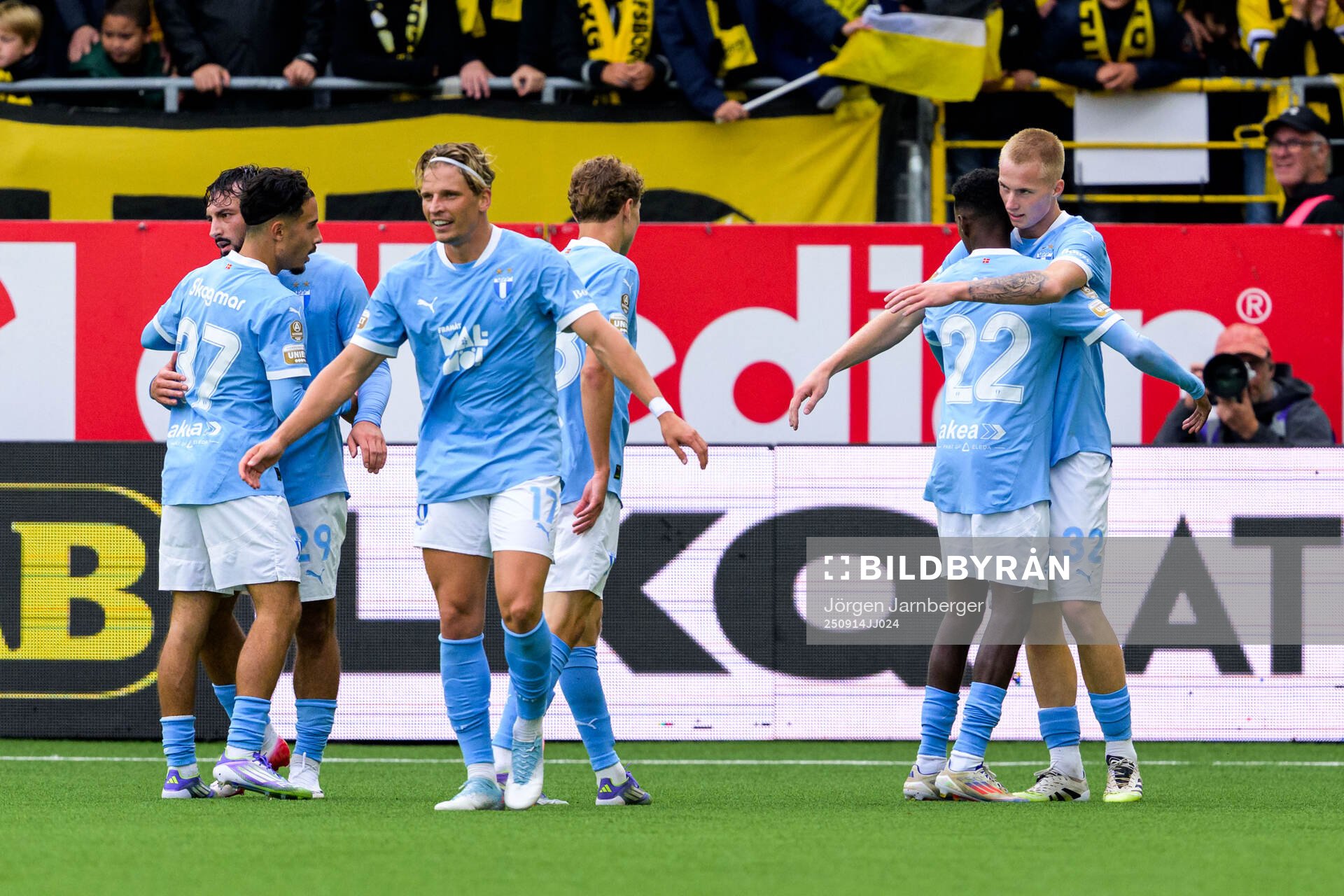 Malmö FFs Daniel Gudjohnsen jublar