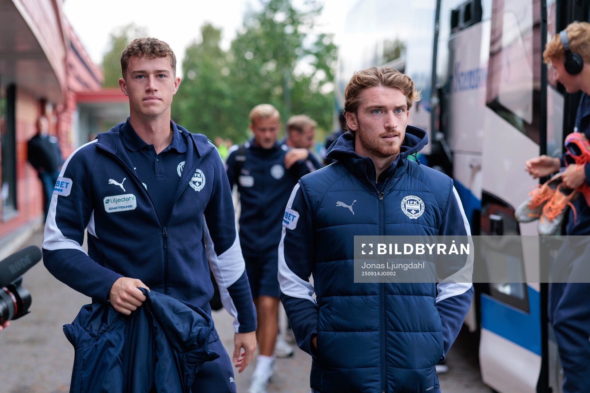 Värnmos målvakt Viktor Andersson och Carl Johansson