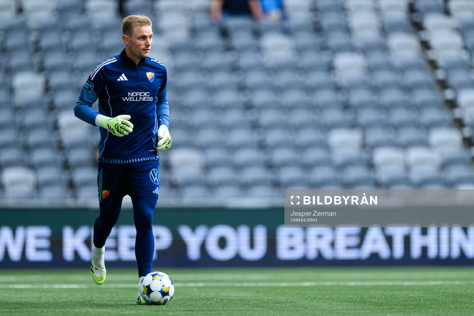 Djurgårdens målvakt Jacob Rinne