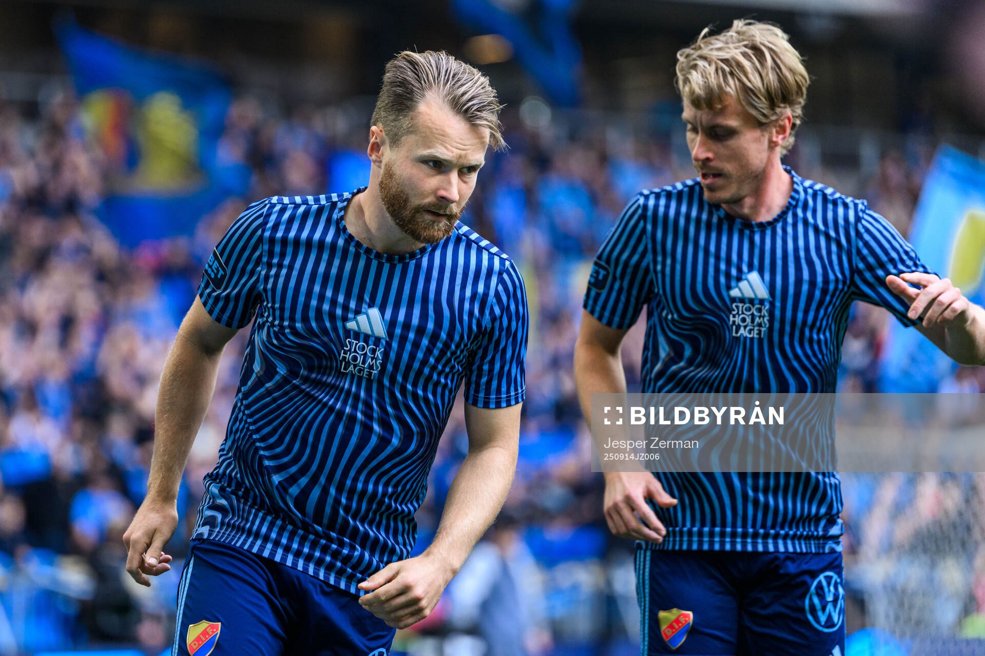 Djurgårdens Jacob Une och Rasmus Schuller