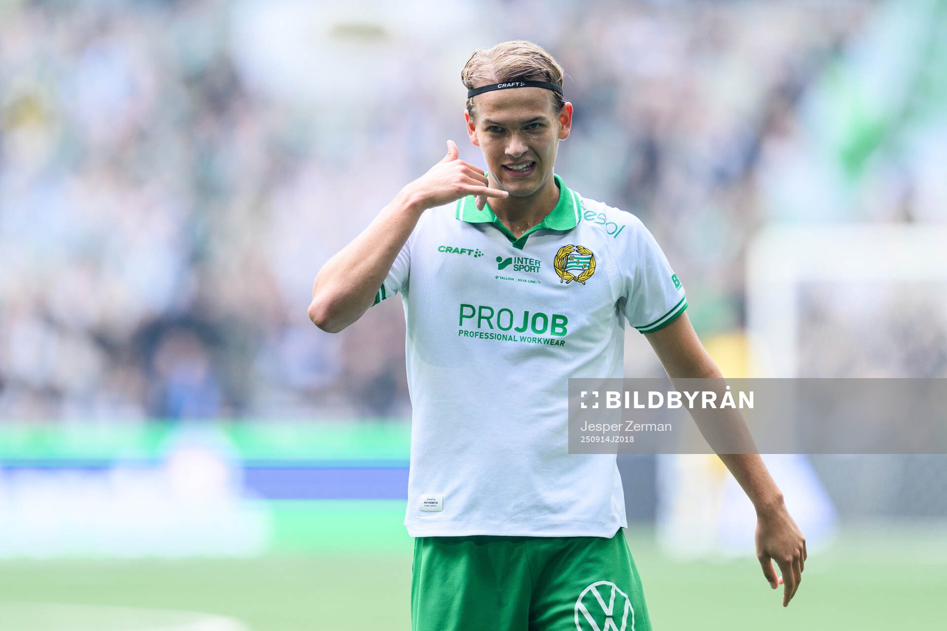 Hammarbys Markus Karlsson jublar