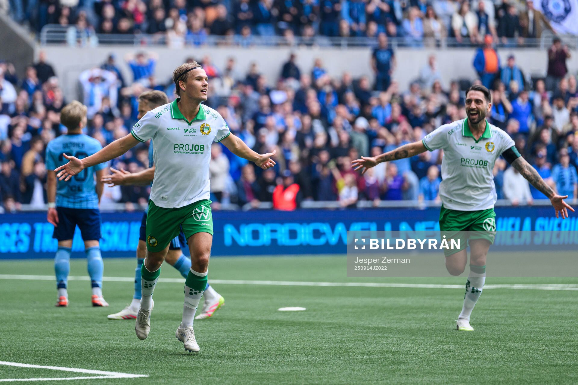 Hammarbys Markus Karlsson jublar
