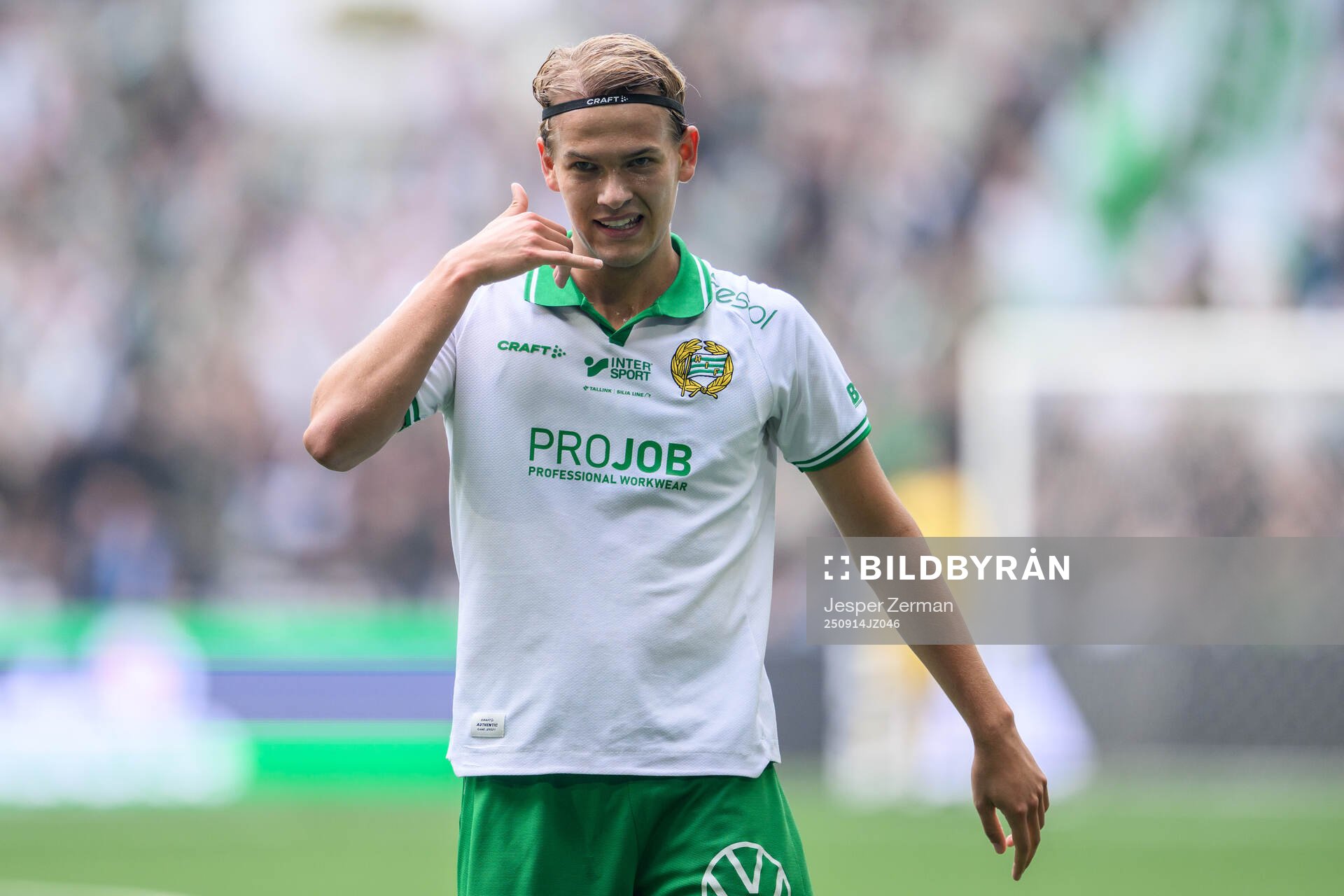 Hammarbys Markus Karlsson jublar
