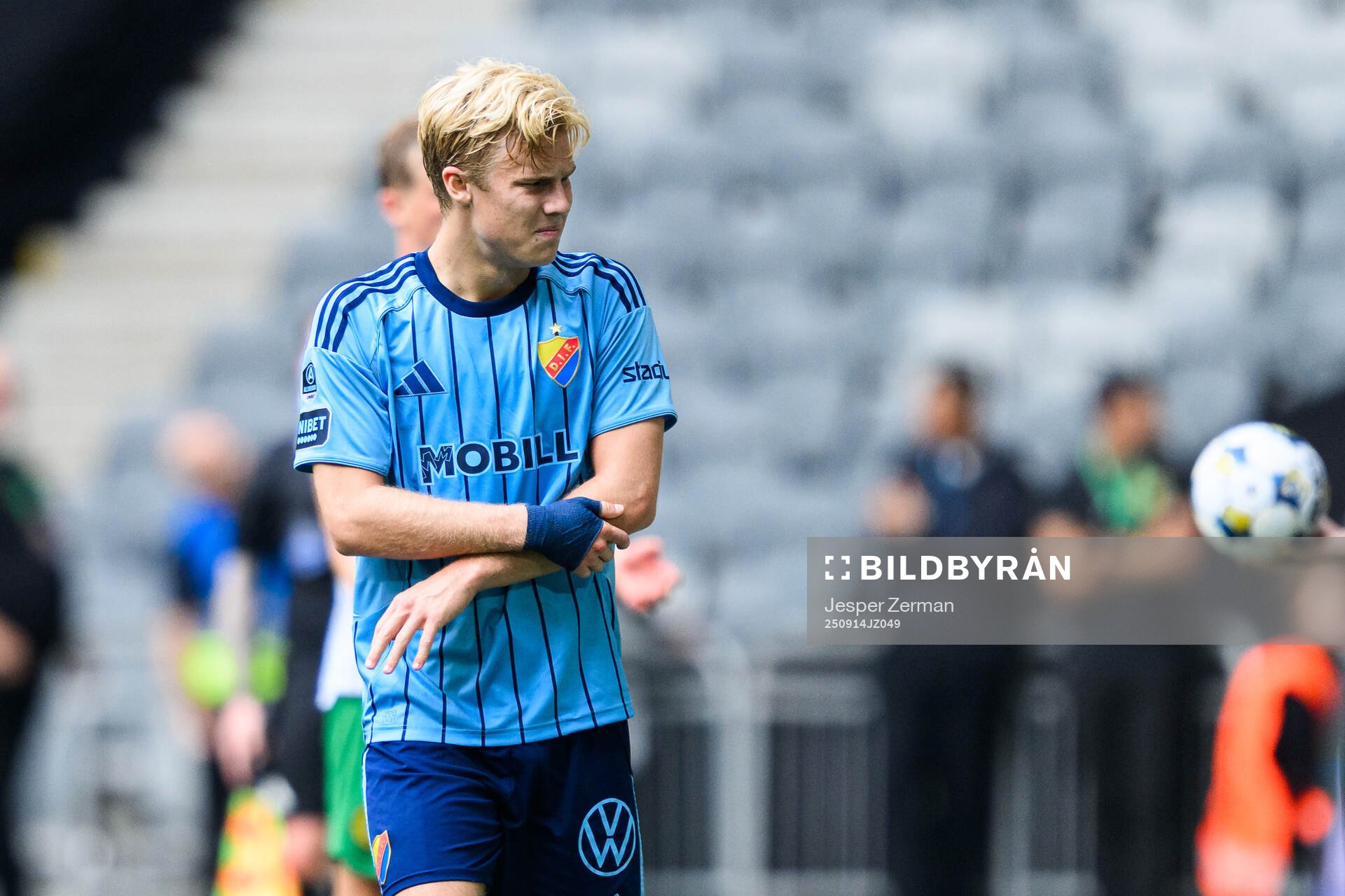 Djurgårdens Theo Bergvall har ont