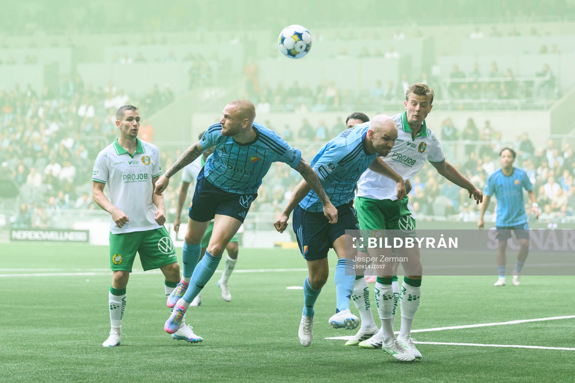 Djurgårdens Adam Ståhl och Marcus Danielson och Hammarbys