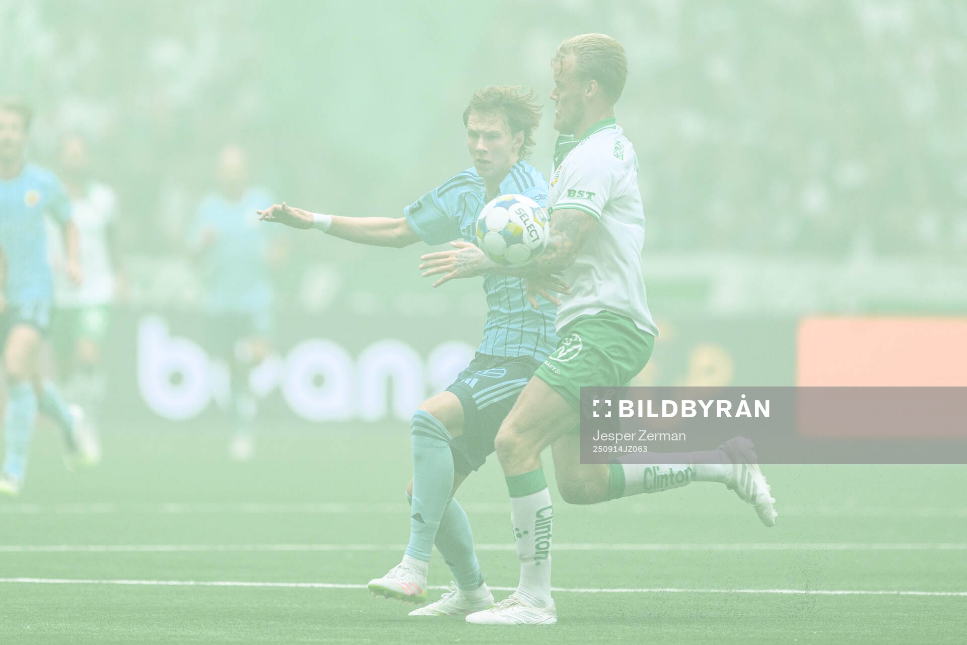Djurgårdens August Priske Flyger och Hammarbys Victor