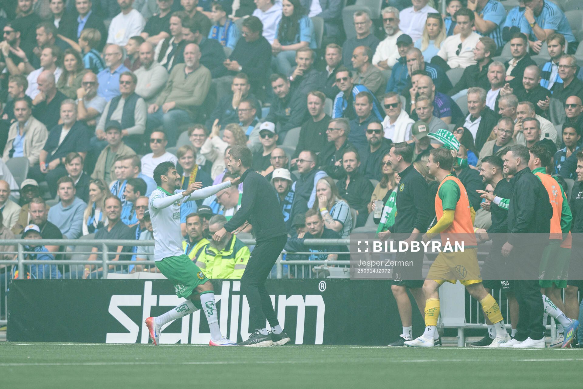 Hammarbys Montader Madjed jublar
