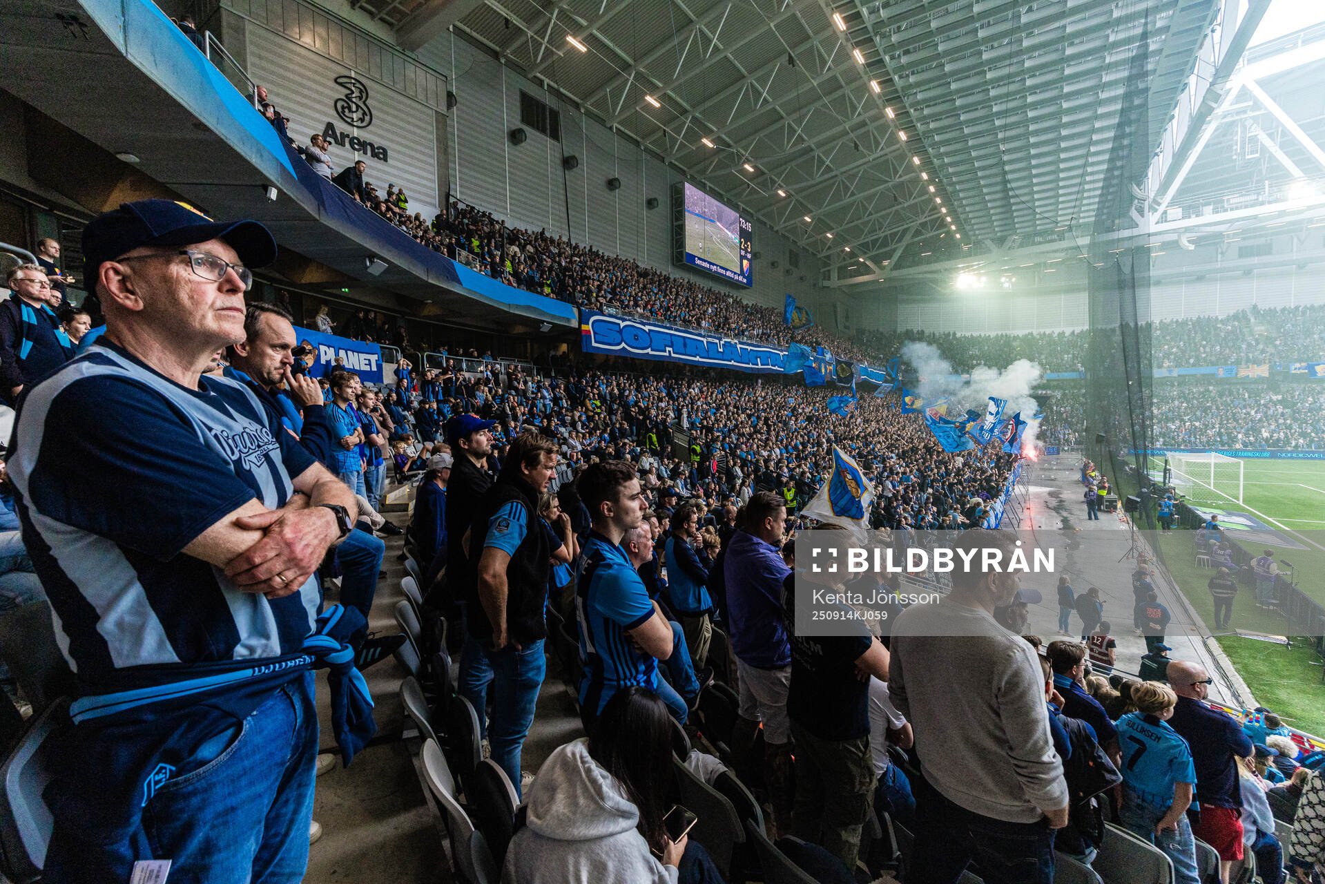 3Arena Djurgårdens supportrar