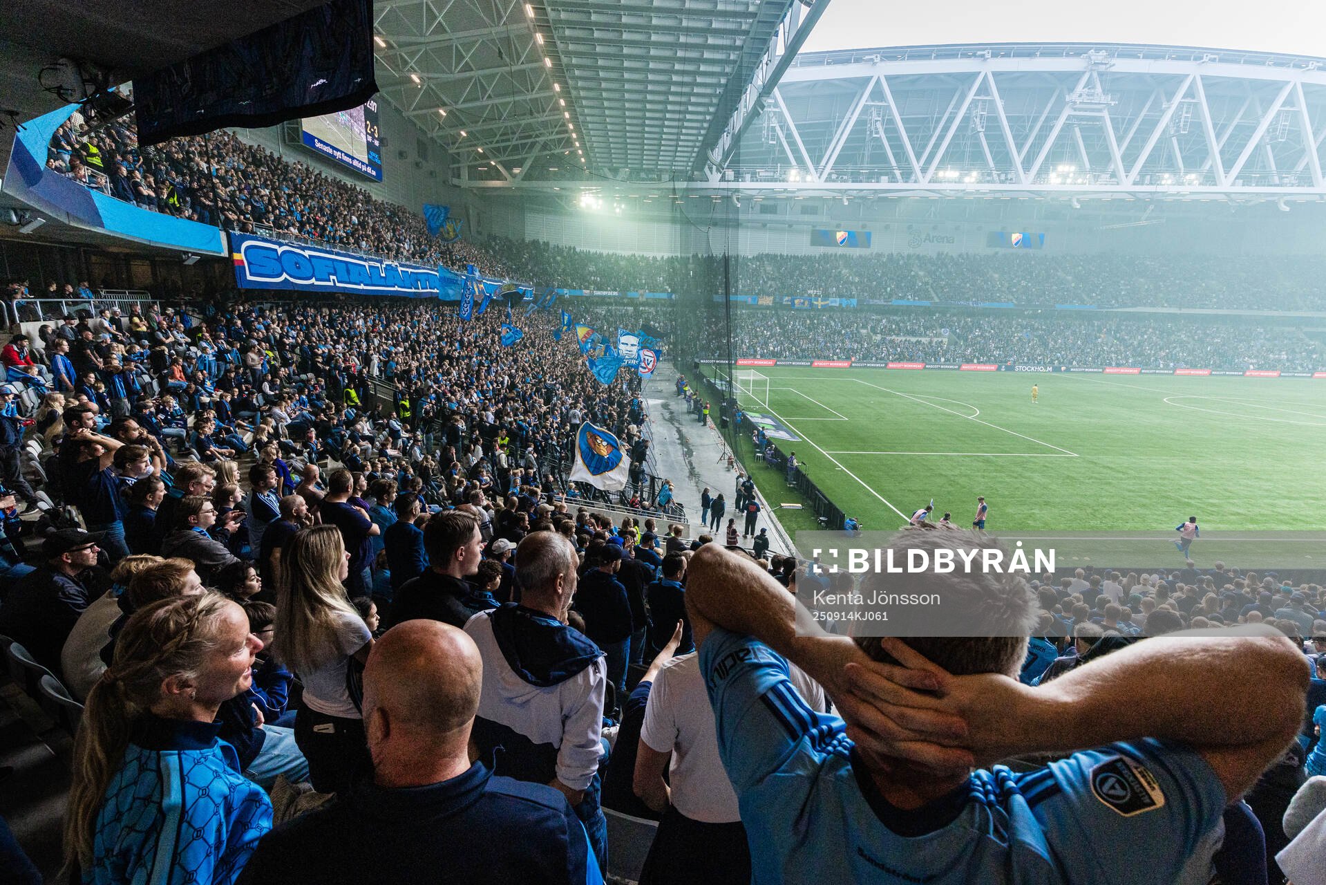 3Arena Djurgårdens supportrar