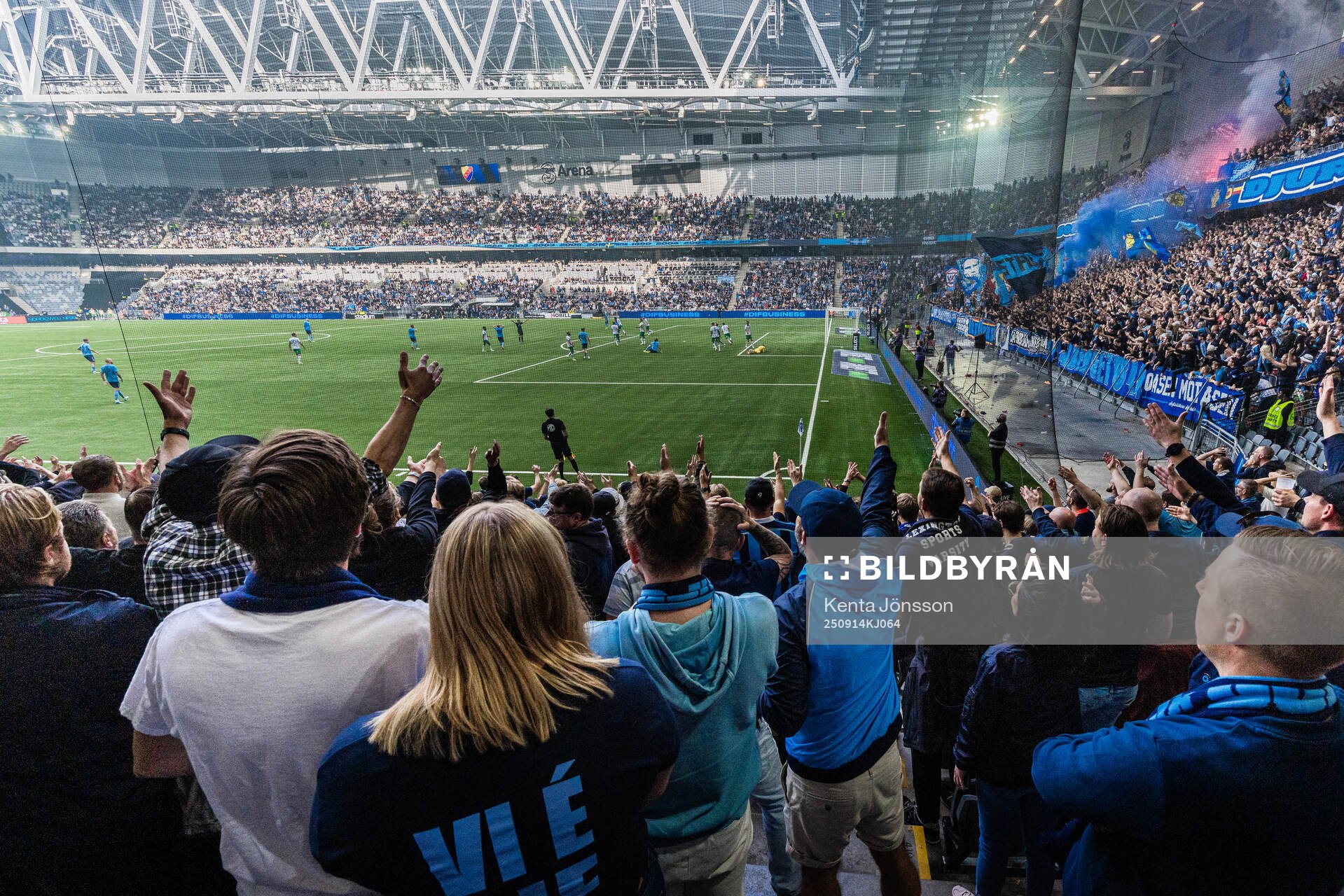3Arena Djurgårdens supportrar