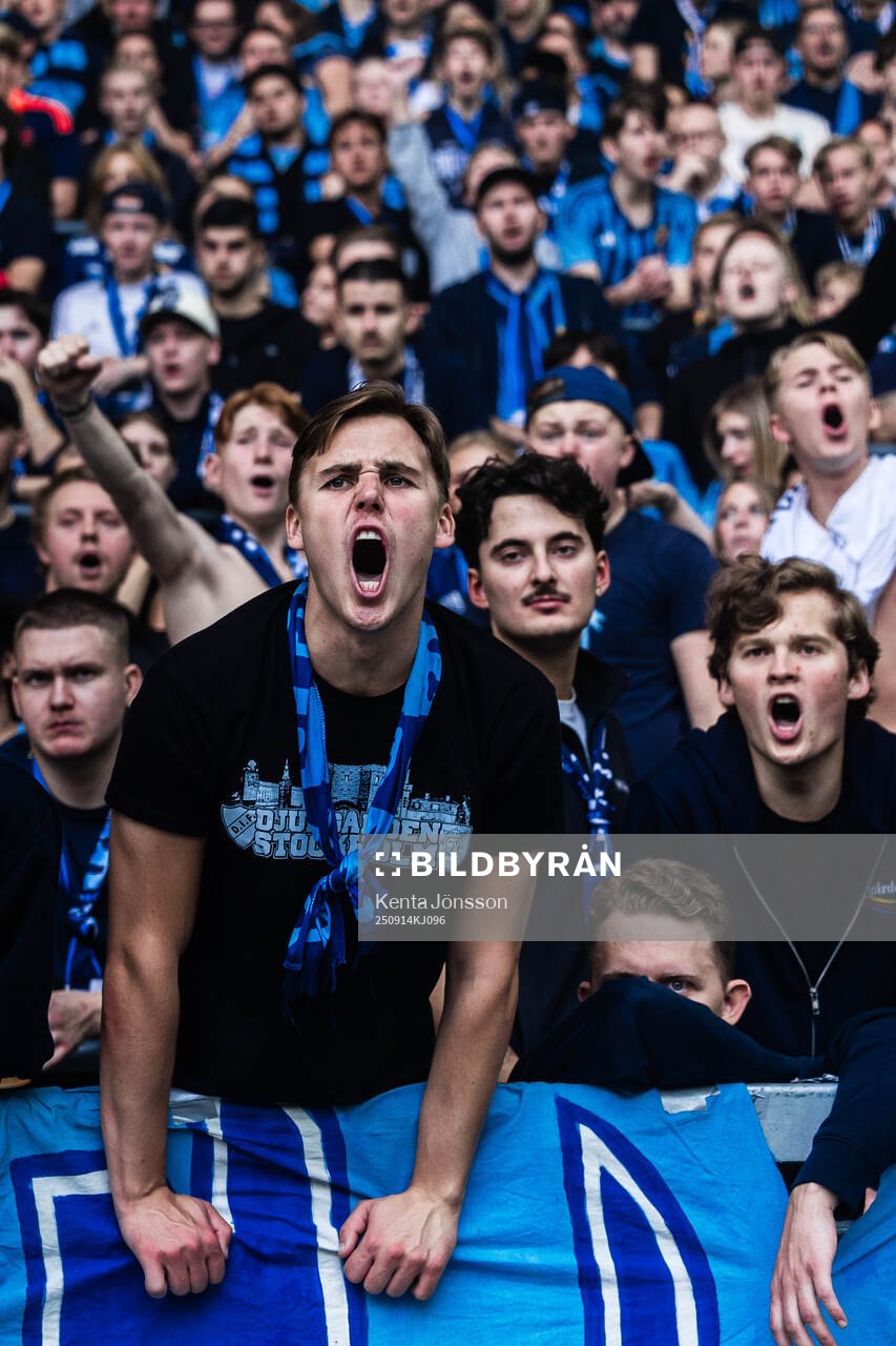 Djurgårdens supportrar reagerar