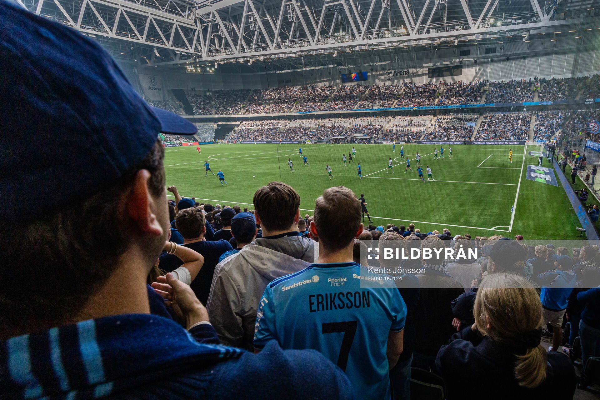 3Arena med Djurgårdens supportrar