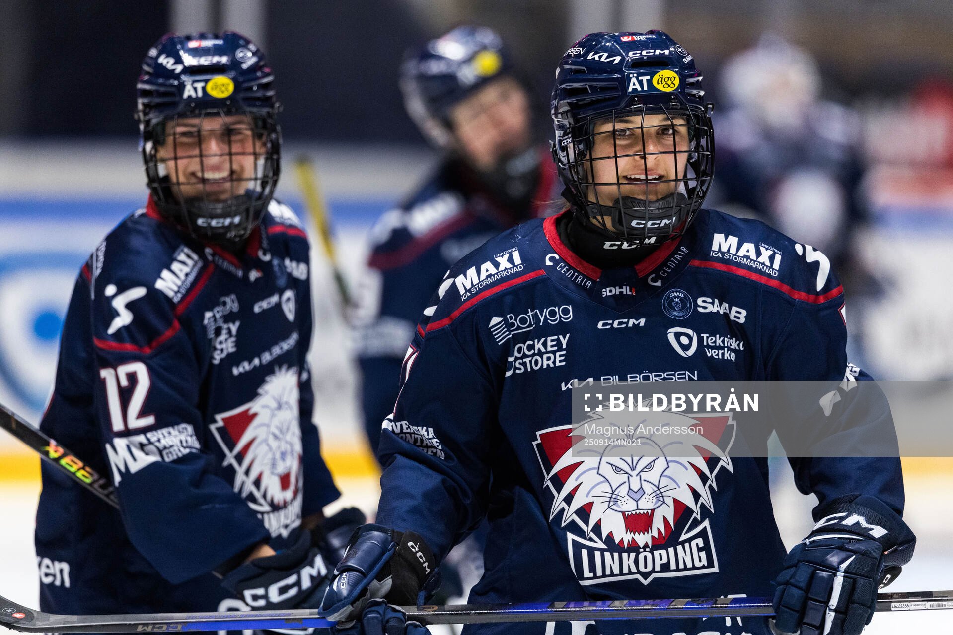Linköpings Madeleine Leidt jublar