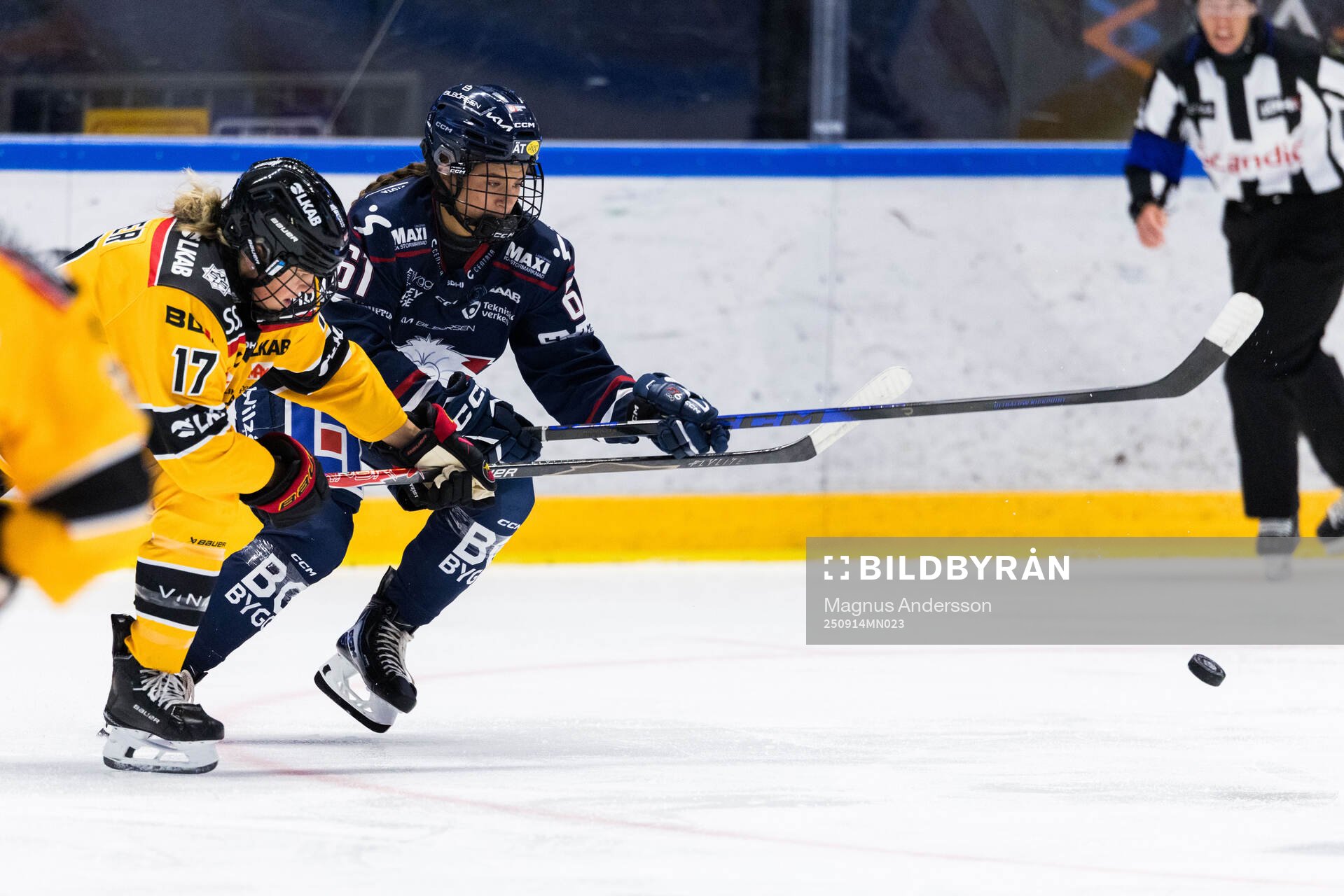 Luleås Erica Rieder och Linköpings Vega Milfors