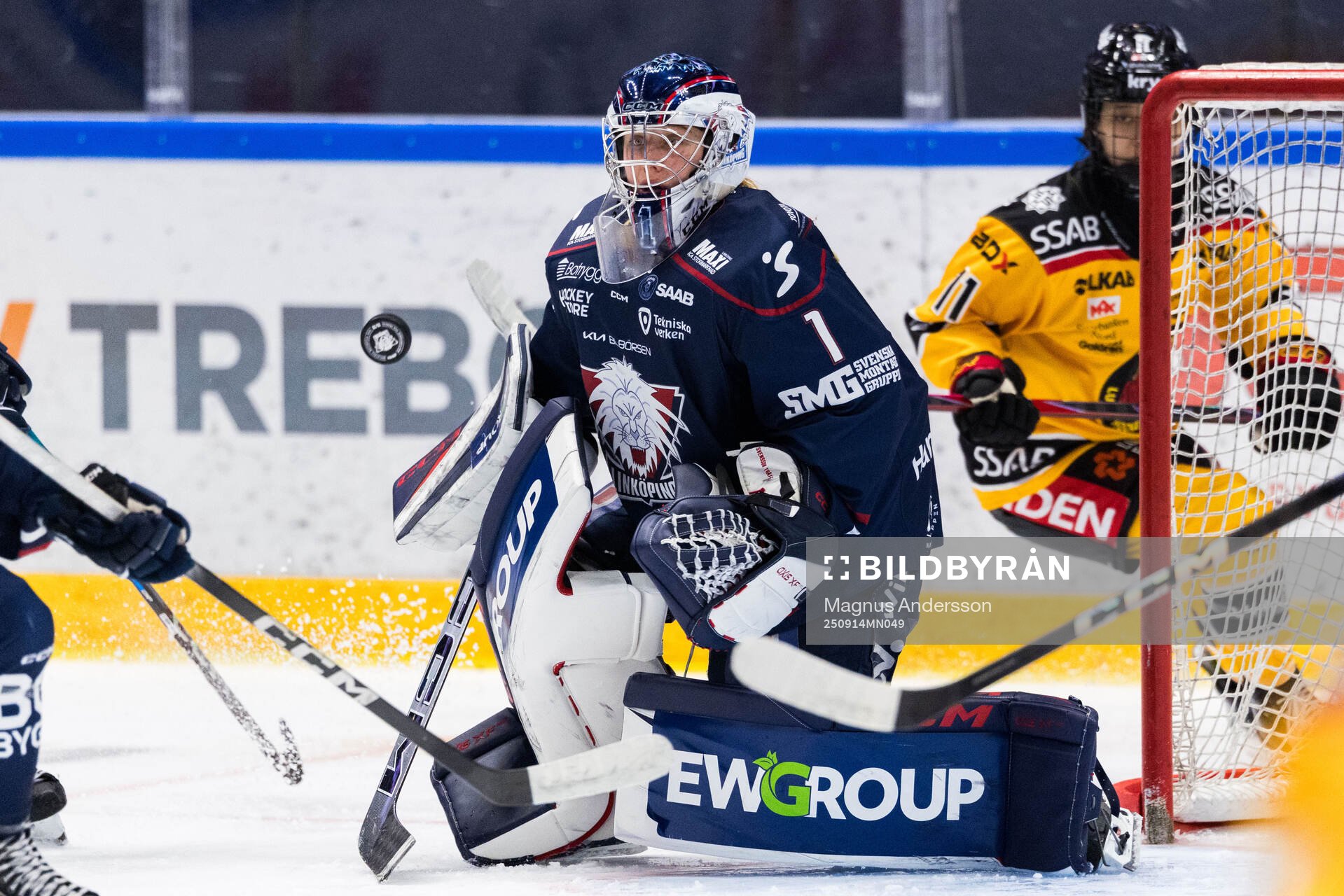 Linköpings målvakt Ebba Svensson Träff